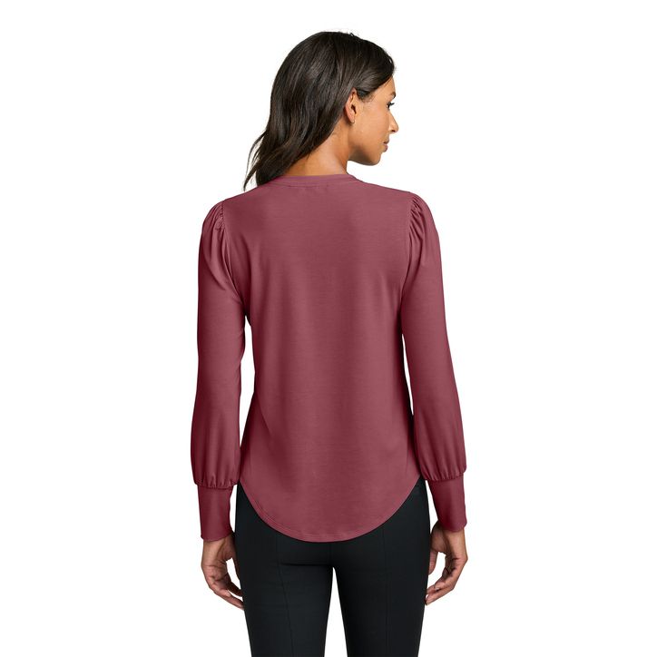 Mercer+Mettle® Women’s Stretch Jersey Long Sleeve Blouson Top